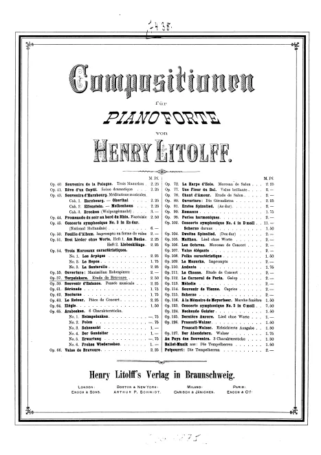 First page of Terpsichore