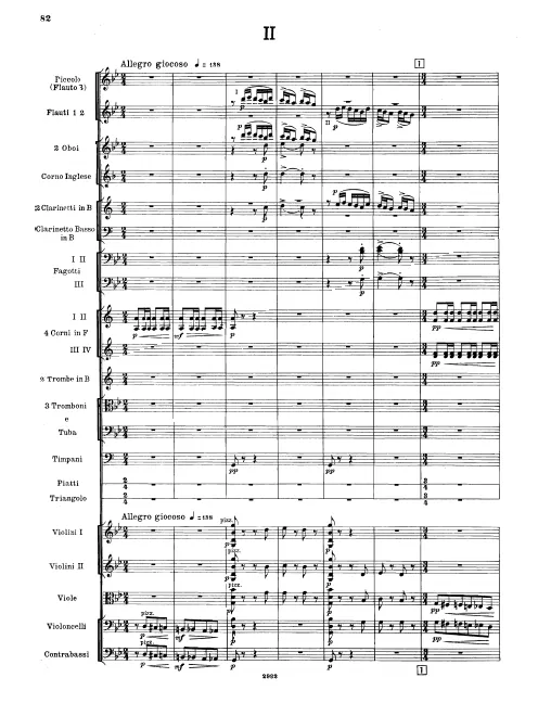 First page of Symphony No.2