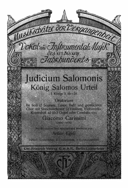 First page of Judicium Salomonis