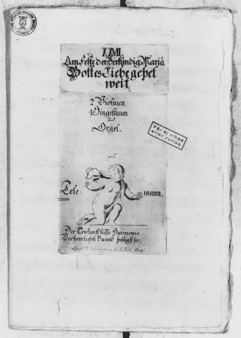 First page of Gottes Liebe gehet weit, TWV 1:640