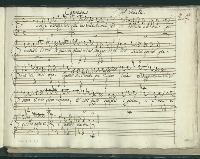First page of Sorge vermiglia in ciel