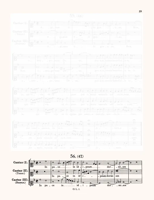 First page of In pace in idipsum