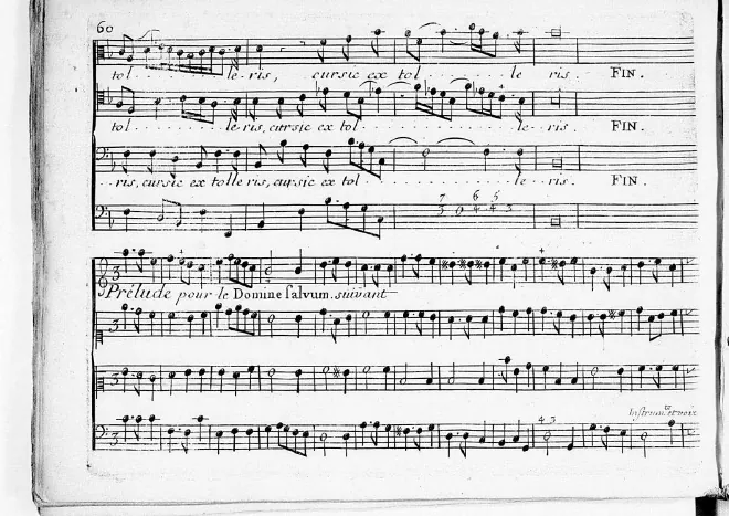 First page of Domine salvum