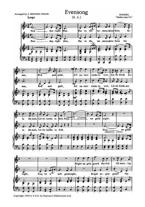 First page of Serse