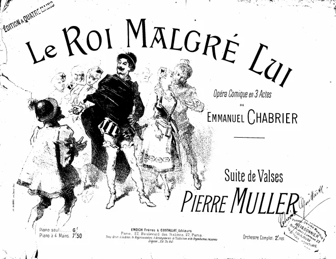 First page of Le roi malgré lui