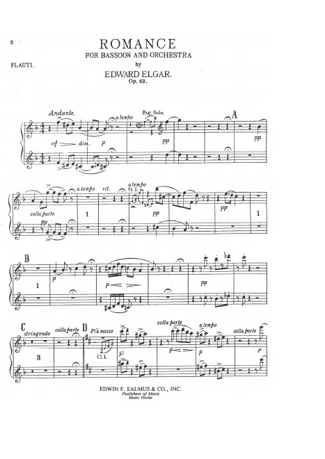 First page of Romance