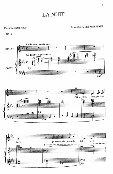First page of La nuit