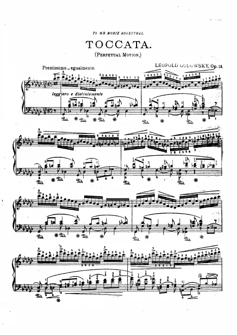 First page of Toccata, Op.13