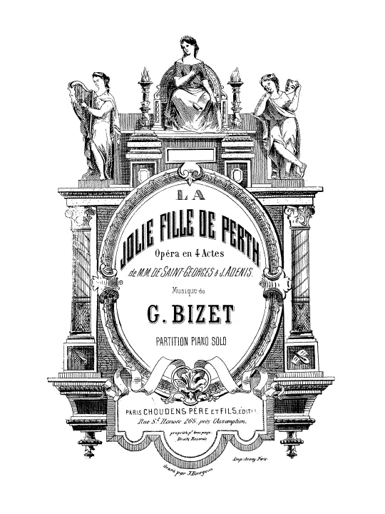 First page of La jolie fille de Perth