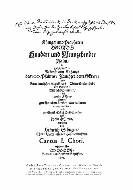 First page of Meine Seele erhebt den Herren