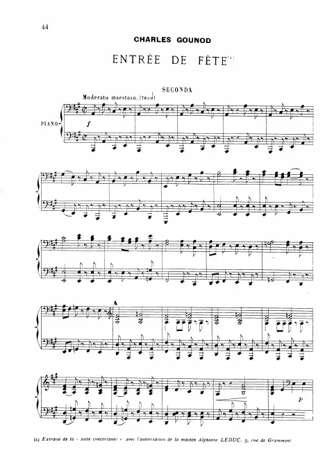 First page of Suite concertante