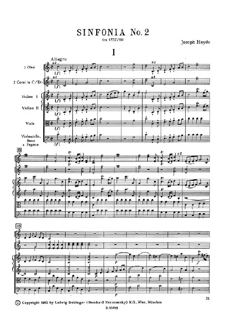 First page of Symphony No.2