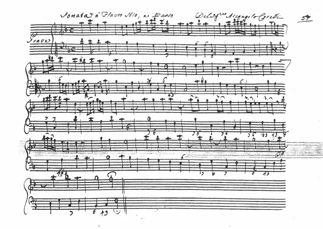 First page of Violin Sonata in D major