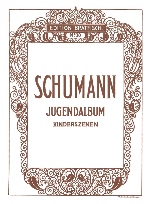 First page of Album für die Jugend und Kinderszenen