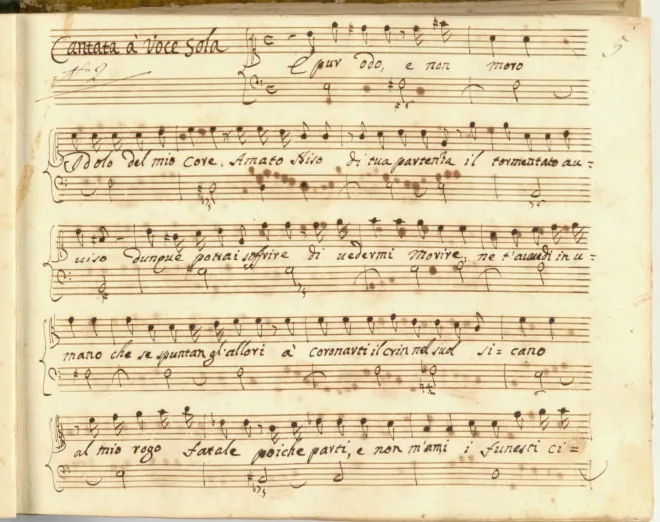 First page of E pur odo e non moro