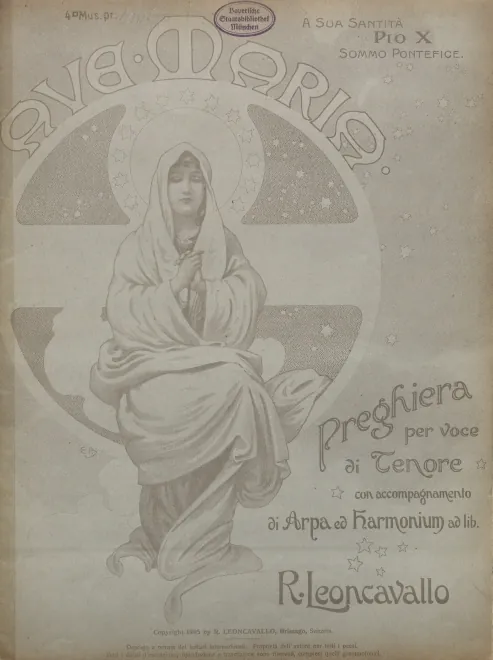 First page of Ave Maria