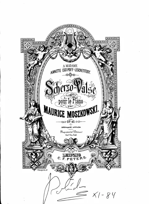 First page of Scherzo-Valse