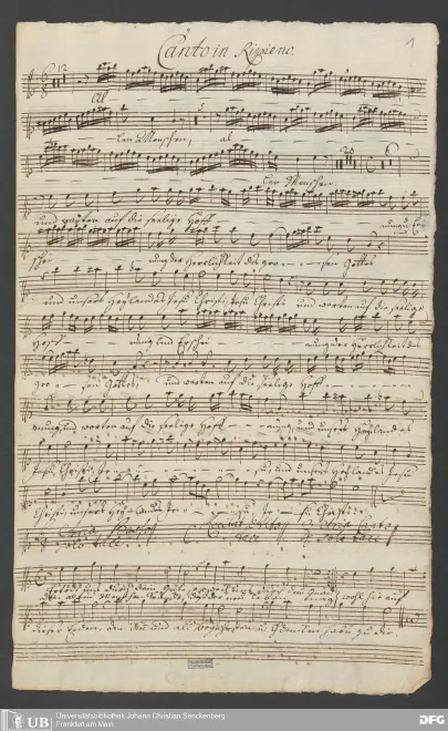 First page of Es ist erschienen die heilsame Gnade