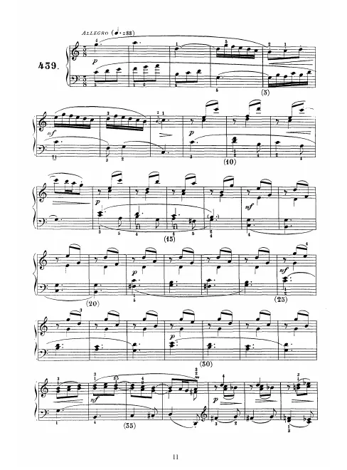 First page of Keyboard Sonata in C major