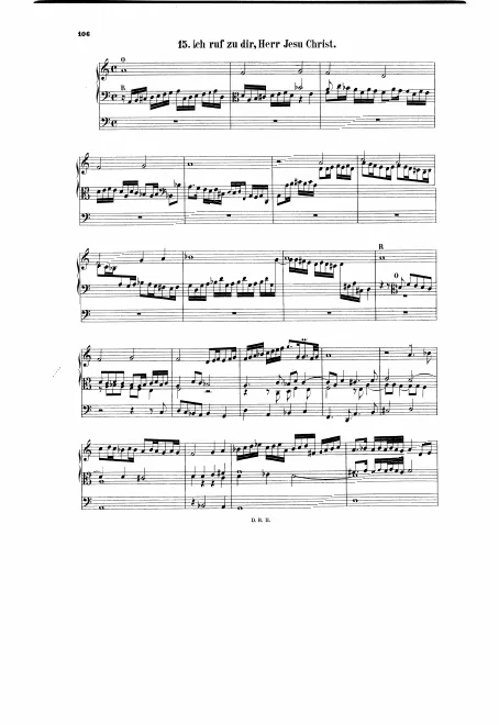 First page of Ich ruf zu dir, Herr Jesu Christ