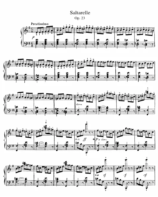 First page of Saltarelle