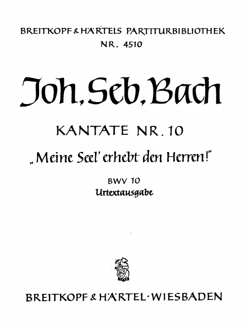 First page of Meine Seel erhebt den Herren