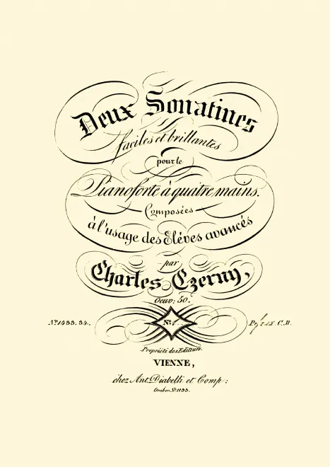 First page of 2 Sonatinas faciles et brillantes