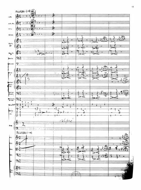 First page of Piano Concerto
