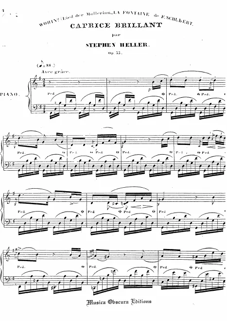 First page of Lieder after Schubert