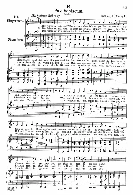 Complete Score (Original / High voice, )