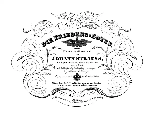 First page of Die Friedens-Boten