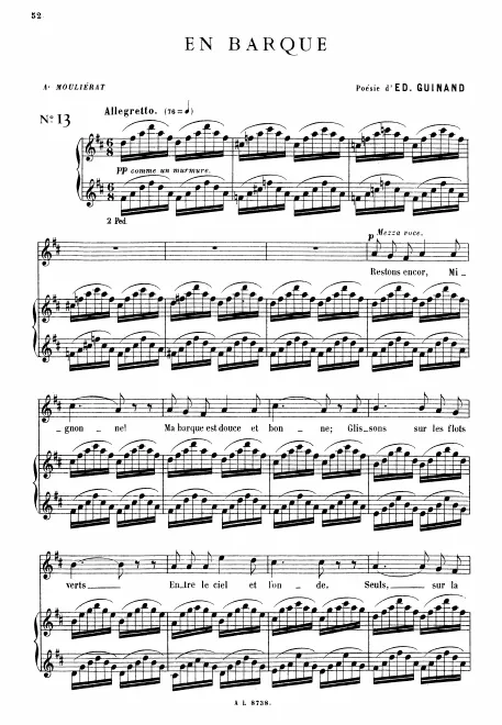 First page of En barque