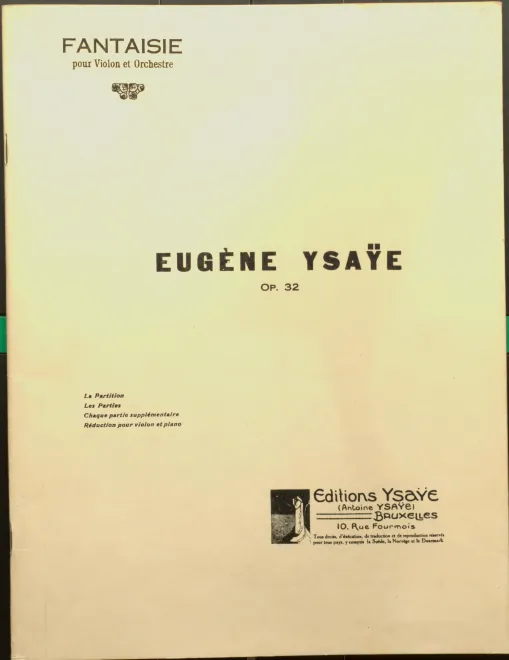 First page of Fantaisie