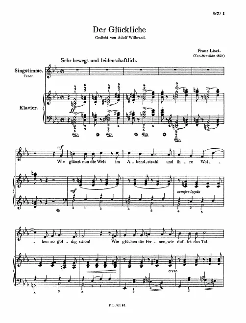 First page of Der Glückliche