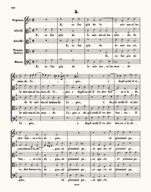 First page of E se fur già
