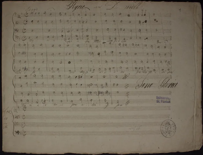 First page of Kronstorfer Messe