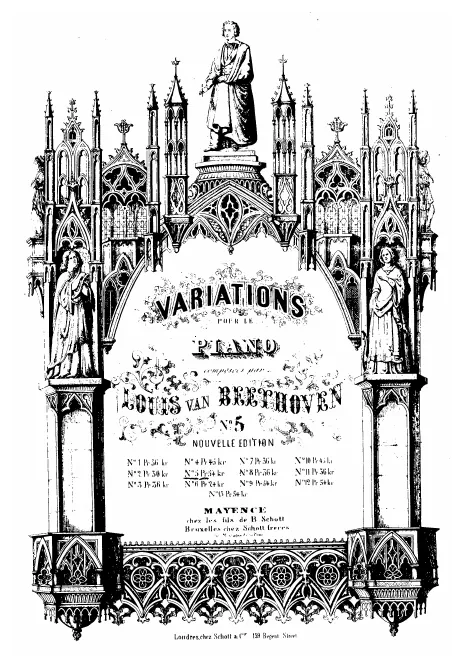 First page of 7 Variations on 'Kind, willst du ruhig schlafen'
