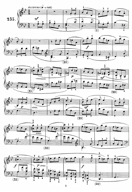 First page of Keyboard Sonata in G minor