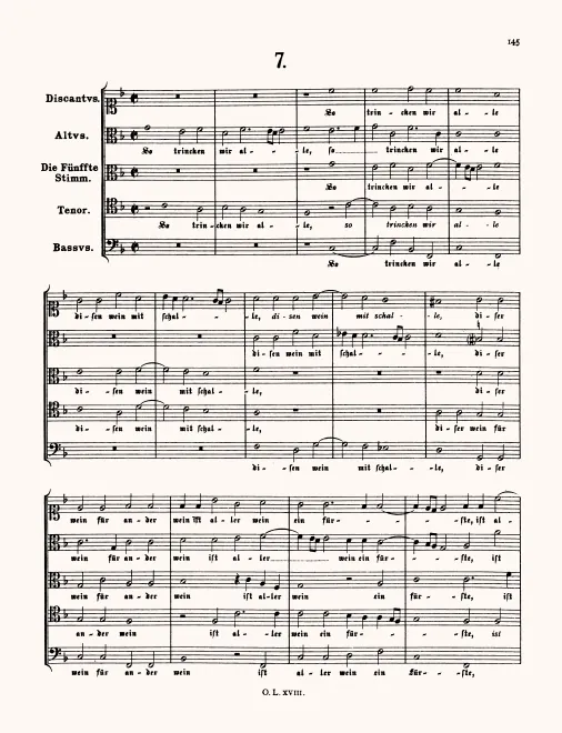 First page of So trincken wir alle