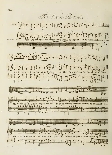 First page of The Vain Pursuit, Hob.XXXIa:133