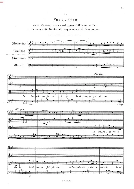 First page of Echeggiate, festeggiate