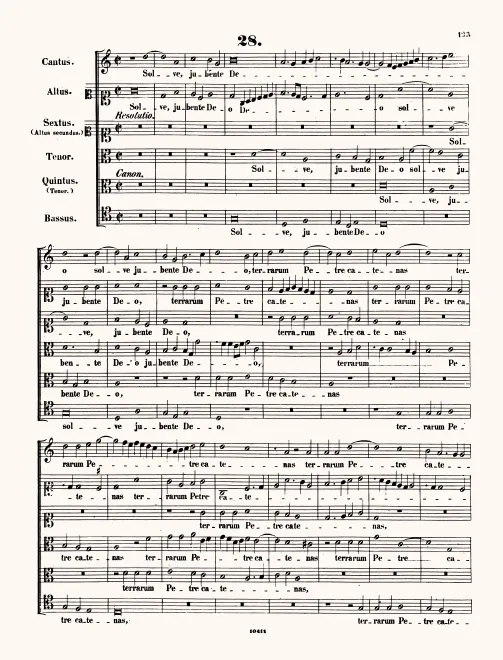 First page of Solve jubente Deo