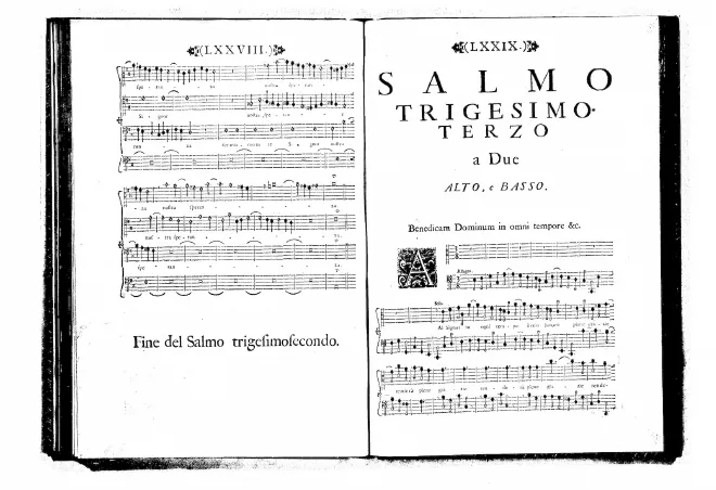 First page of Al Signor in ogni tempo