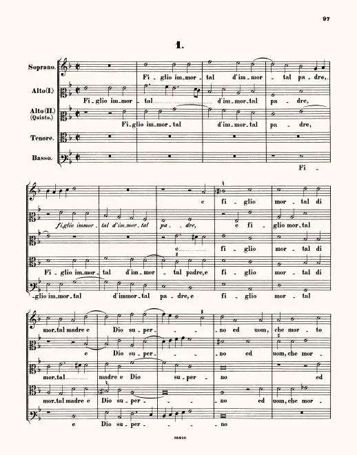 First page of Figlio immortal
