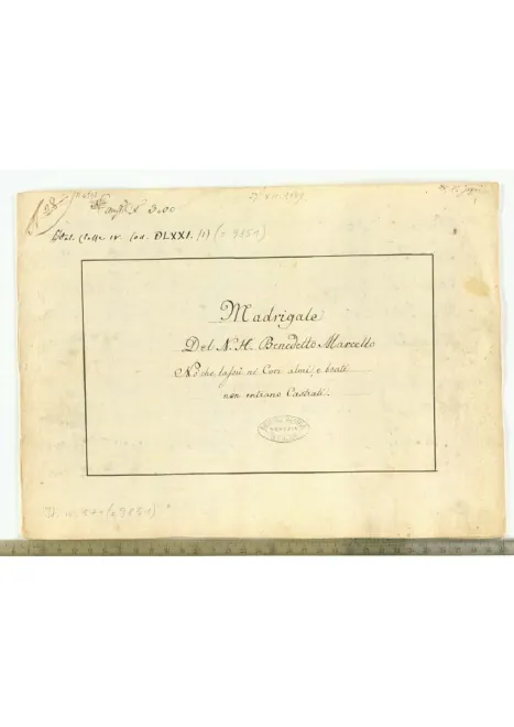 First page of No che lassu' nei cori