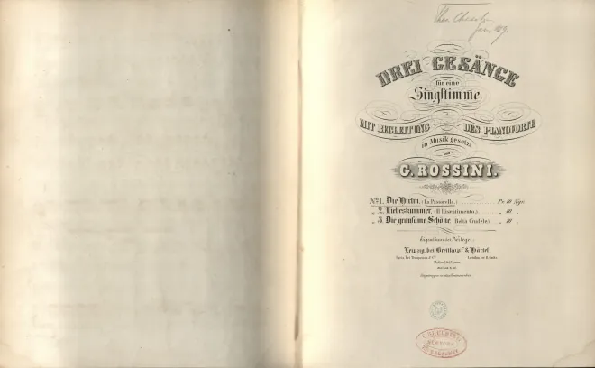 First page of Odia la pastorella