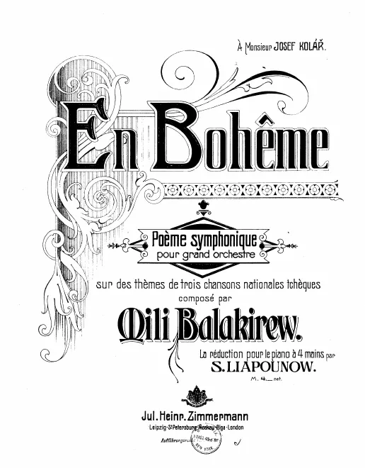First page of In Bohemia