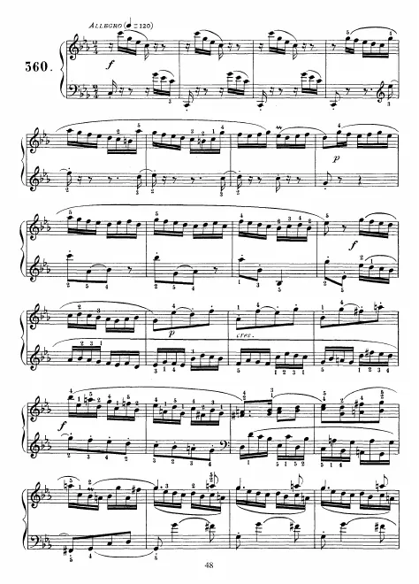 First page of Keyboard Sonata in C minor