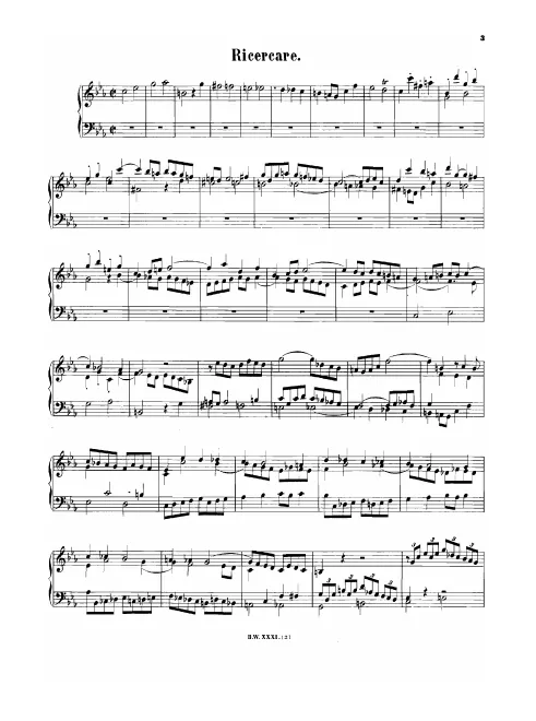 First page of Musikalisches Opfer