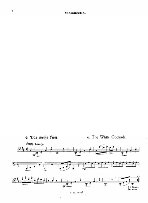 Cello (optional)